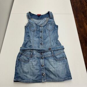 Guess Jeans Blue Denim Dress size 9